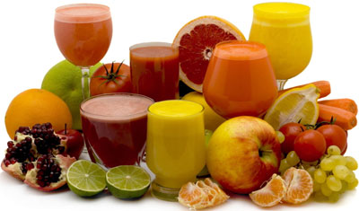 Healthy Fruit and Vegetable Juices with Specific Benefits