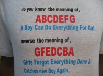 Boys, Girls and ABCDEFG Meaning